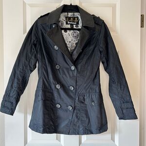 Barbour Women's Waxed Cotton Double-Breasted Trench Coat 6